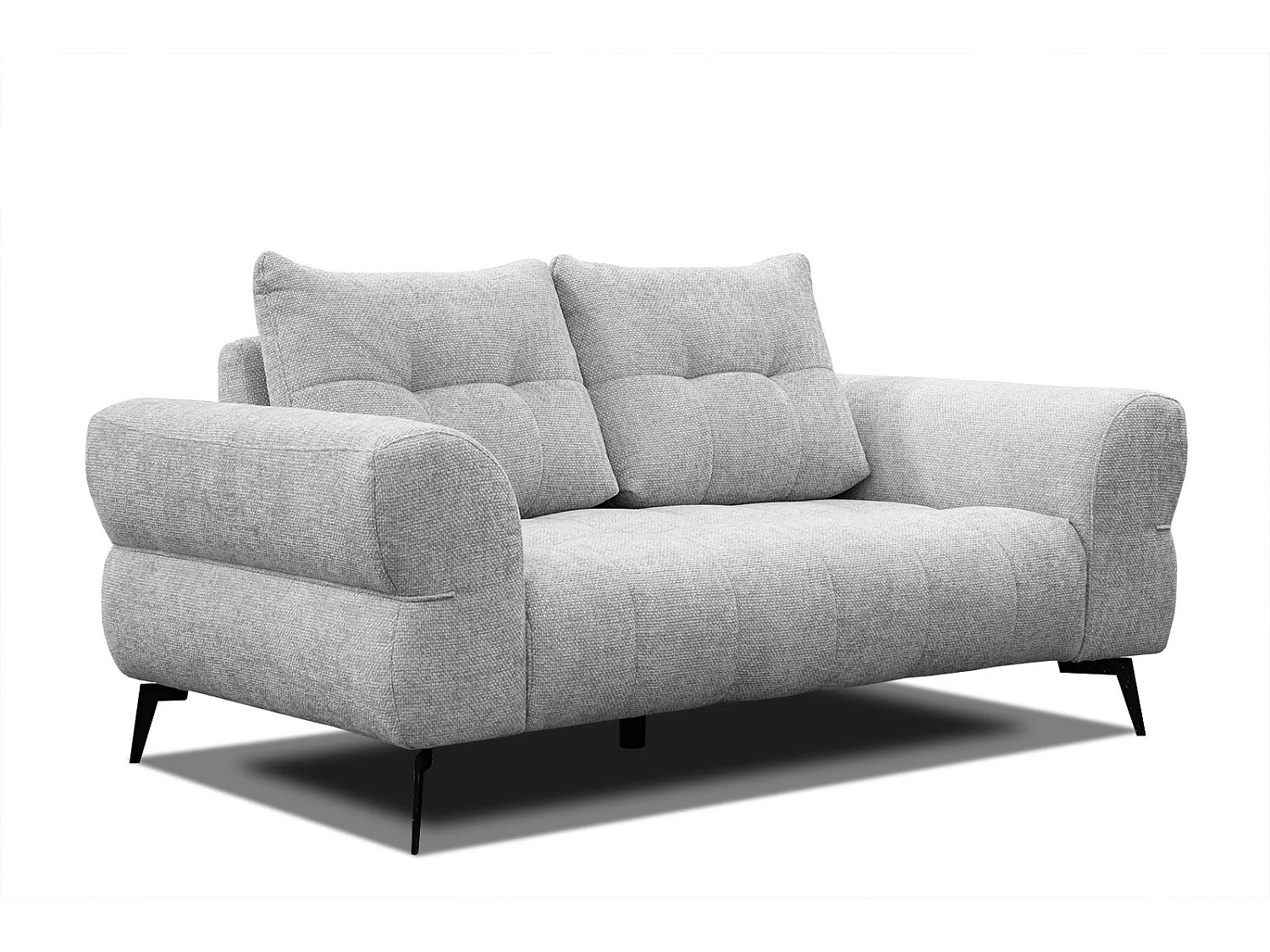 SALVINI Sofa 2-Sitzer, hellgrau