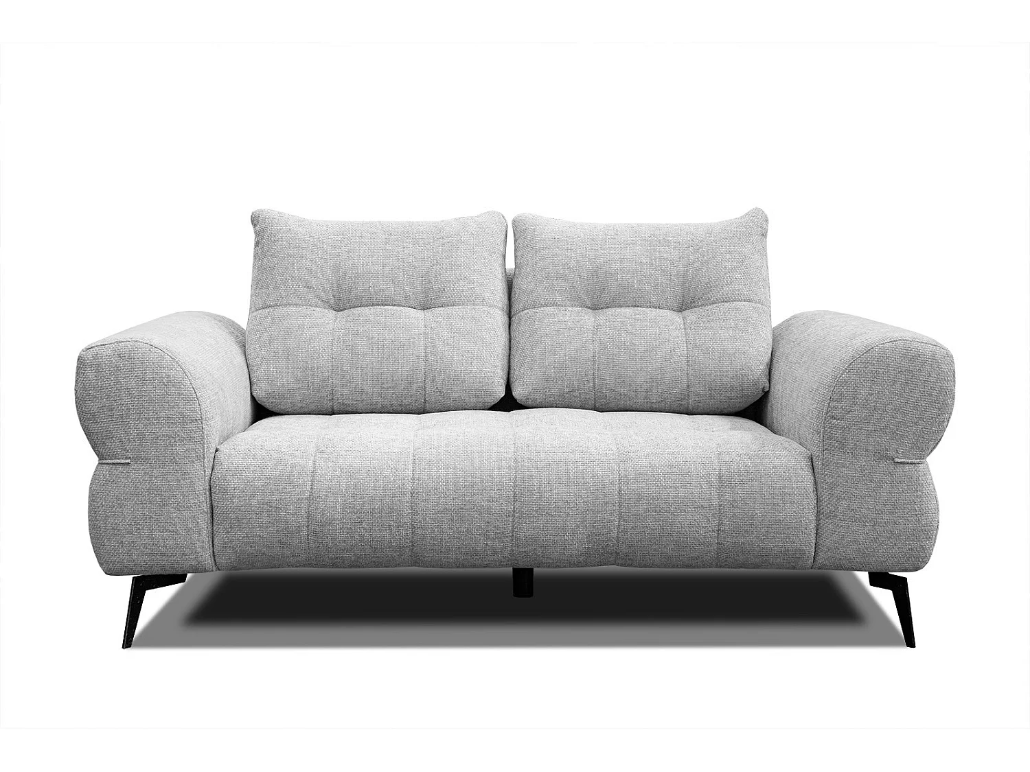 SALVINI Sofa 2-Sitzer, hellgrau