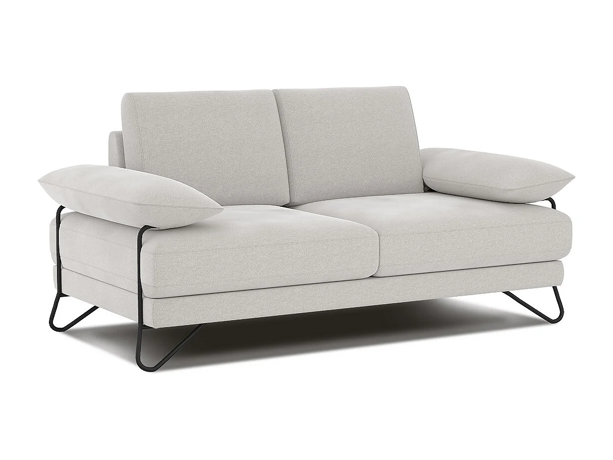 LORI Sofa 2-Sitzer, weiß