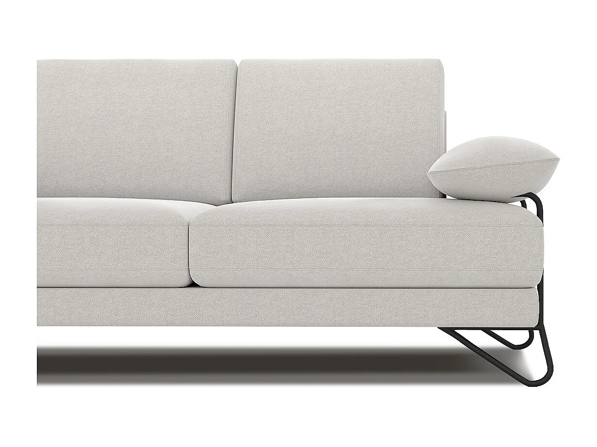 LORI Sofa 2-Sitzer, weiß