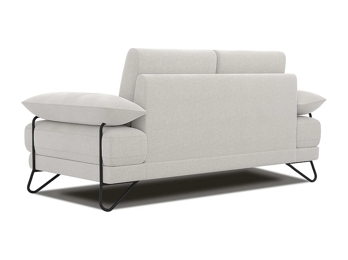 LORI Sofa 2-Sitzer, weiß
