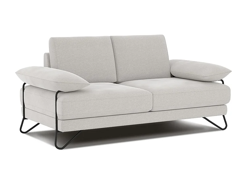 LORI Sofa 2-Sitzer, weiß