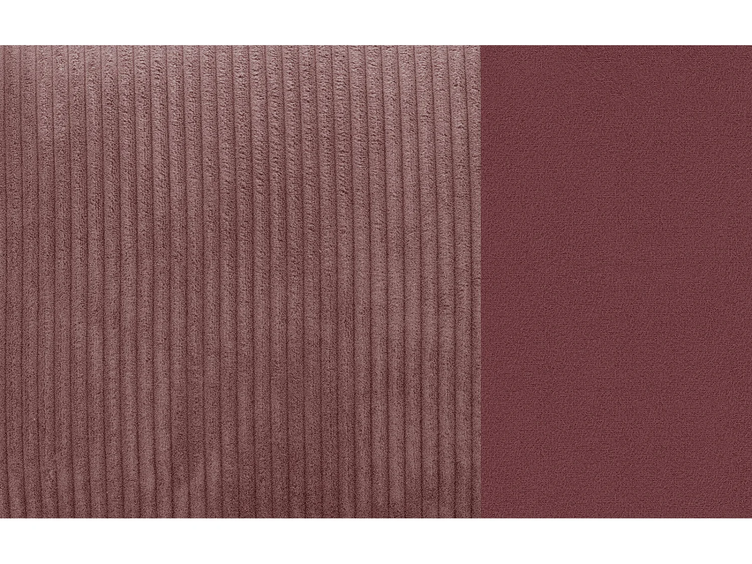 TAUER Ecksofa 3-Sitzer rechts, altrosa