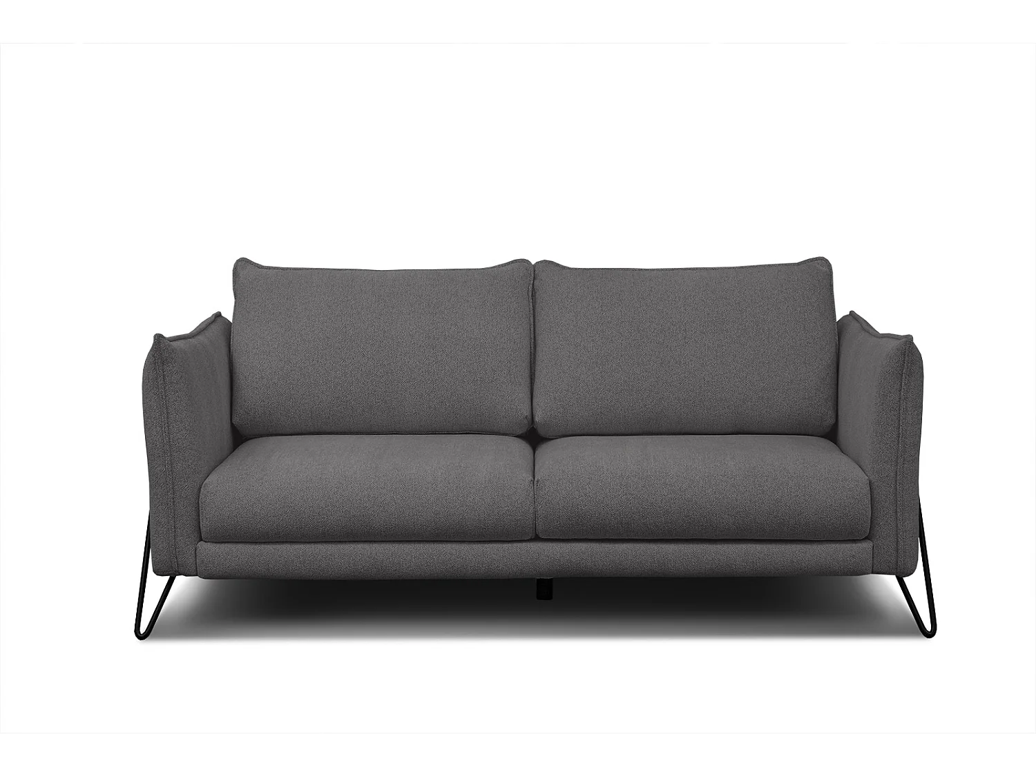 HOSTEN Sofa 2,5-Sitzer, dunkelgrau