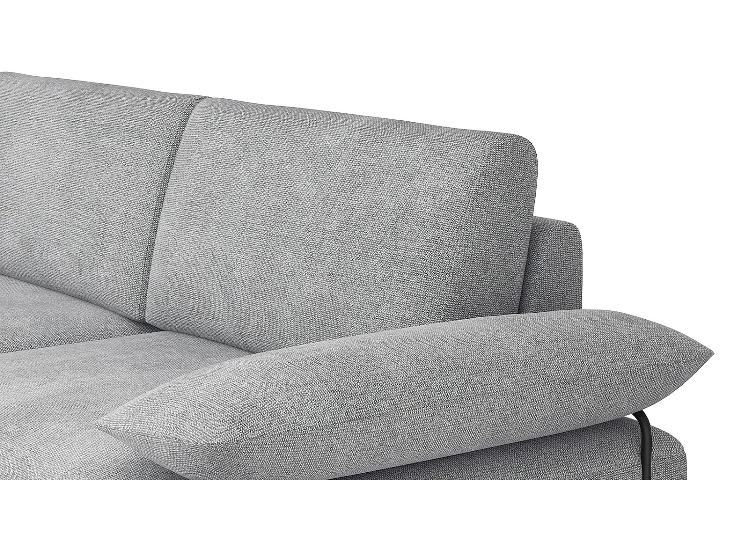 LORI Sofa 3-Sitzer, silbergrau