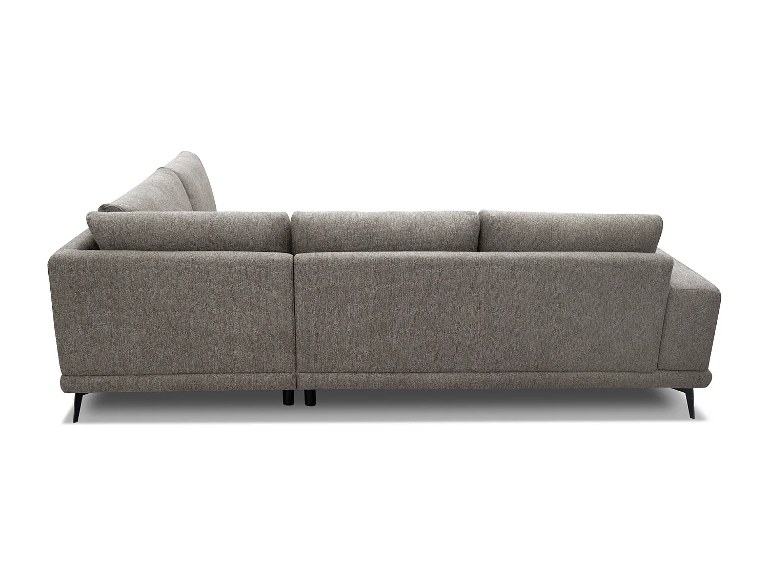 MEDIOLANE Ecksofa 5-Sitzer rechts, taupe