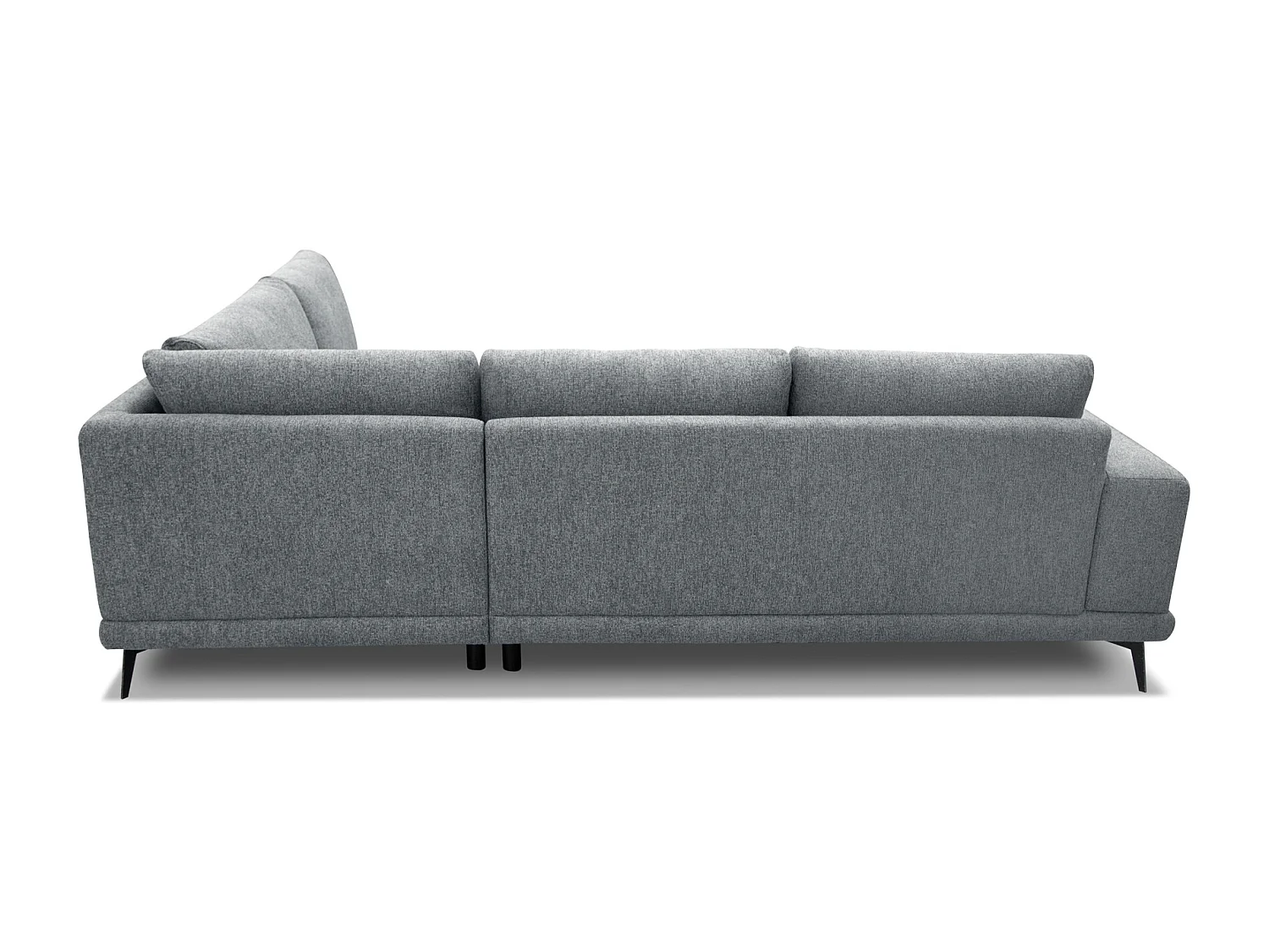 MEDIOLANE Ecksofa 5-Sitzer rechts, grau