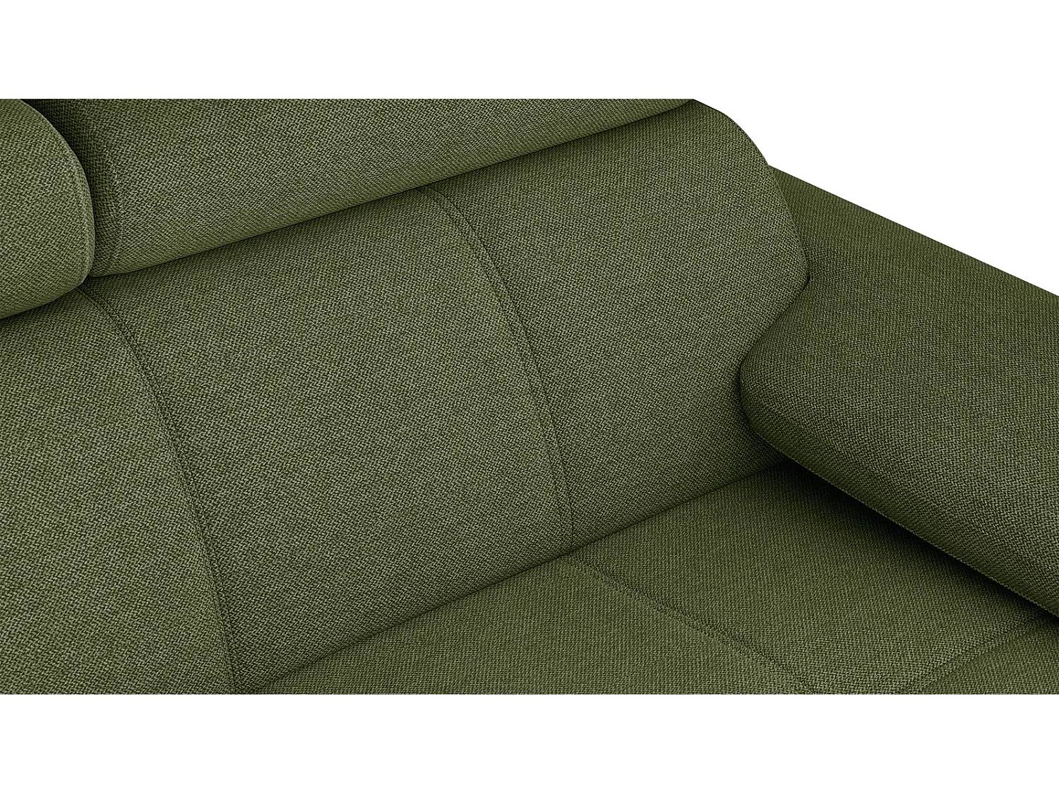 TAUNUS Sofa 2-Sitzer mit verstellbare Kopfstützen, grün