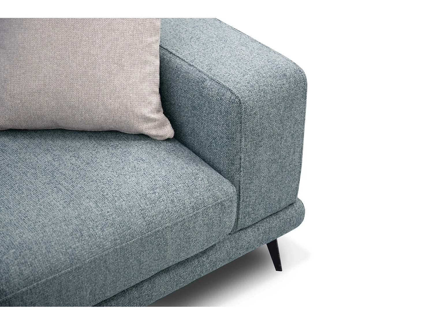 MEDIOLANE Ecksofa 5-Sitzer links, mint