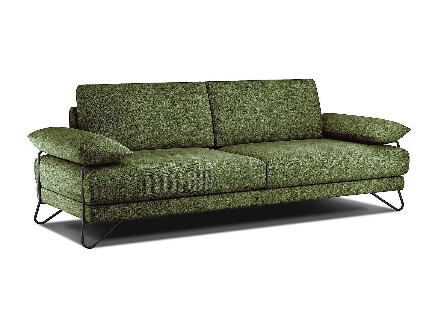 LORI Sofa 3-Sitzer, olive