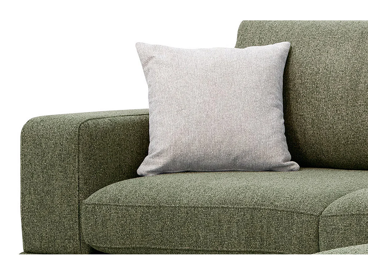 MEDIOLANE Ecksofa 5-Sitzer rechts, olive