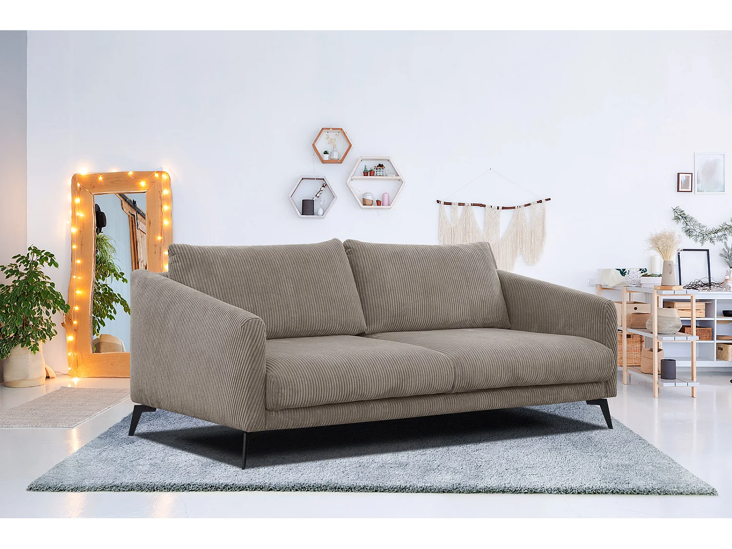 VILT Sofa 3-Sitzer, taupe