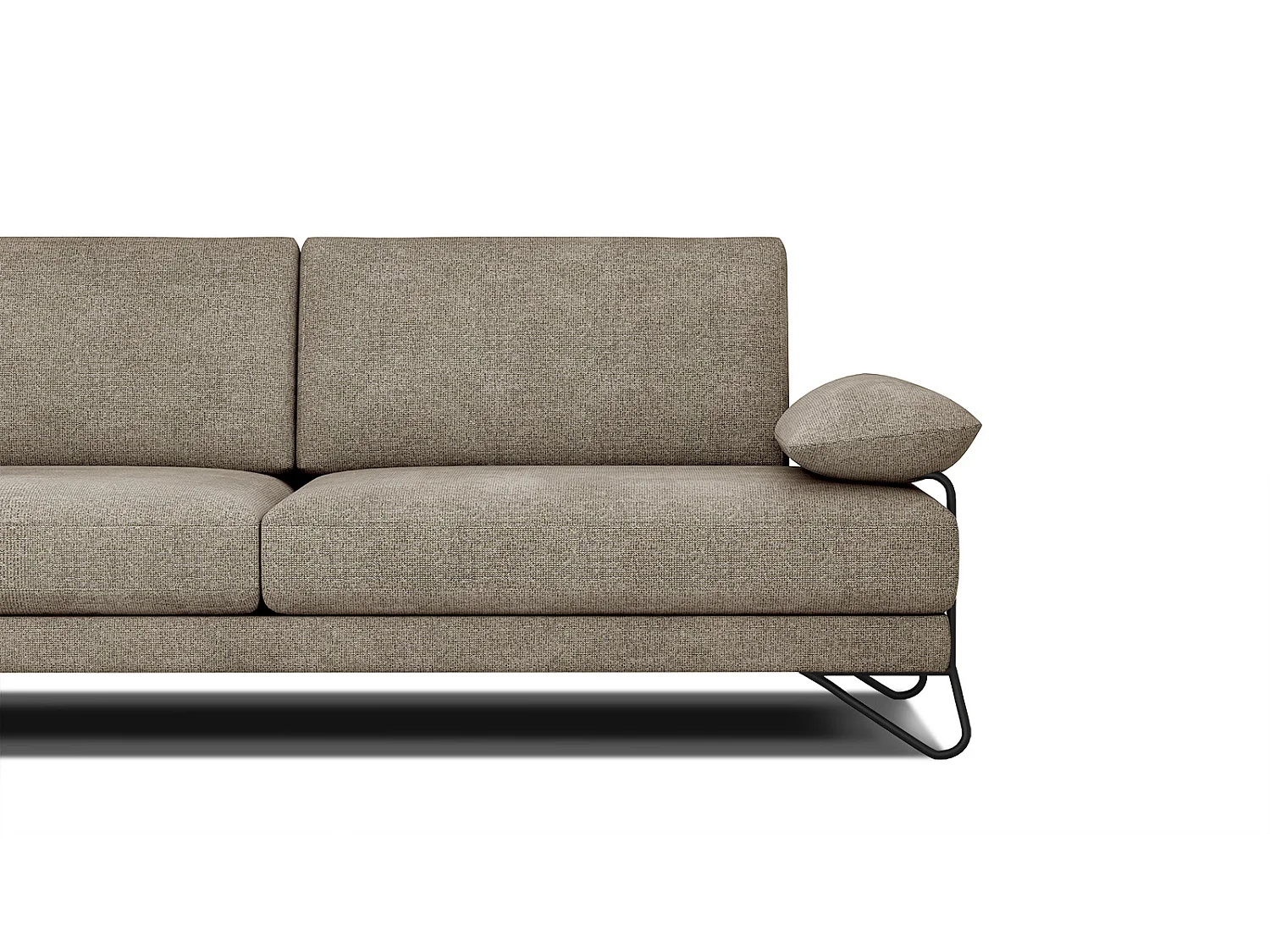 LORI Sofa 3-Sitzer, taupe