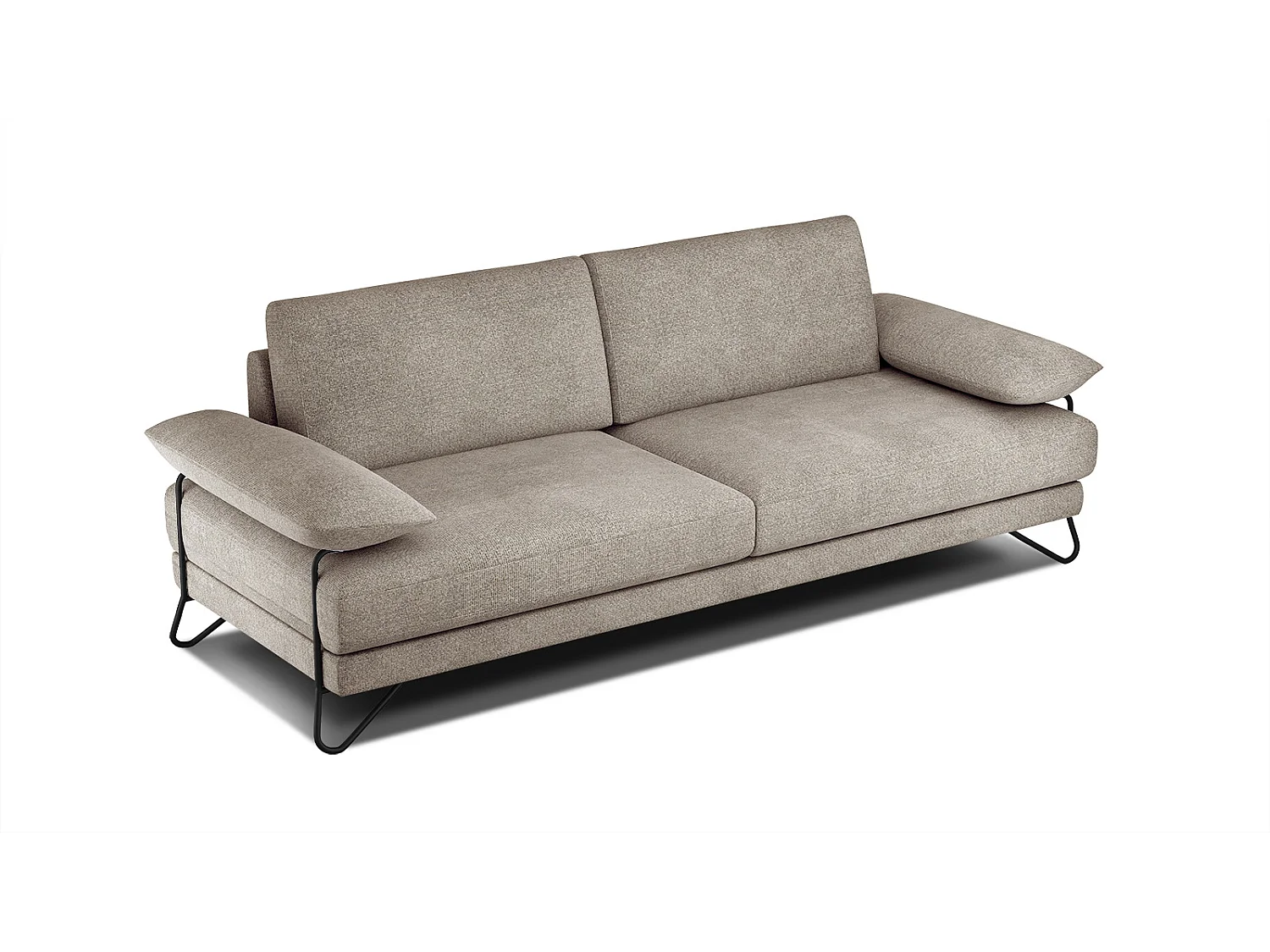 LORI Sofa 3-Sitzer, taupe