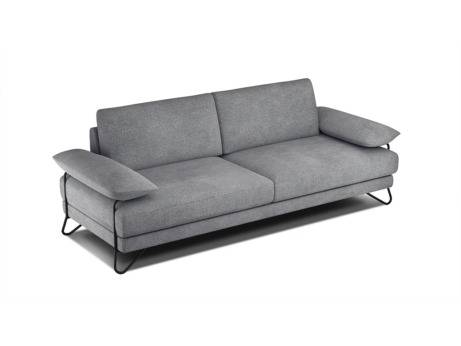 LORI Sofa 3-Sitzer, grau