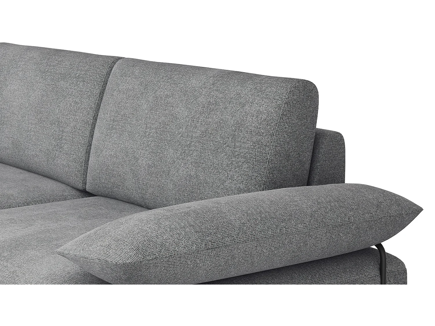 LORI Sofa 3-Sitzer, grau