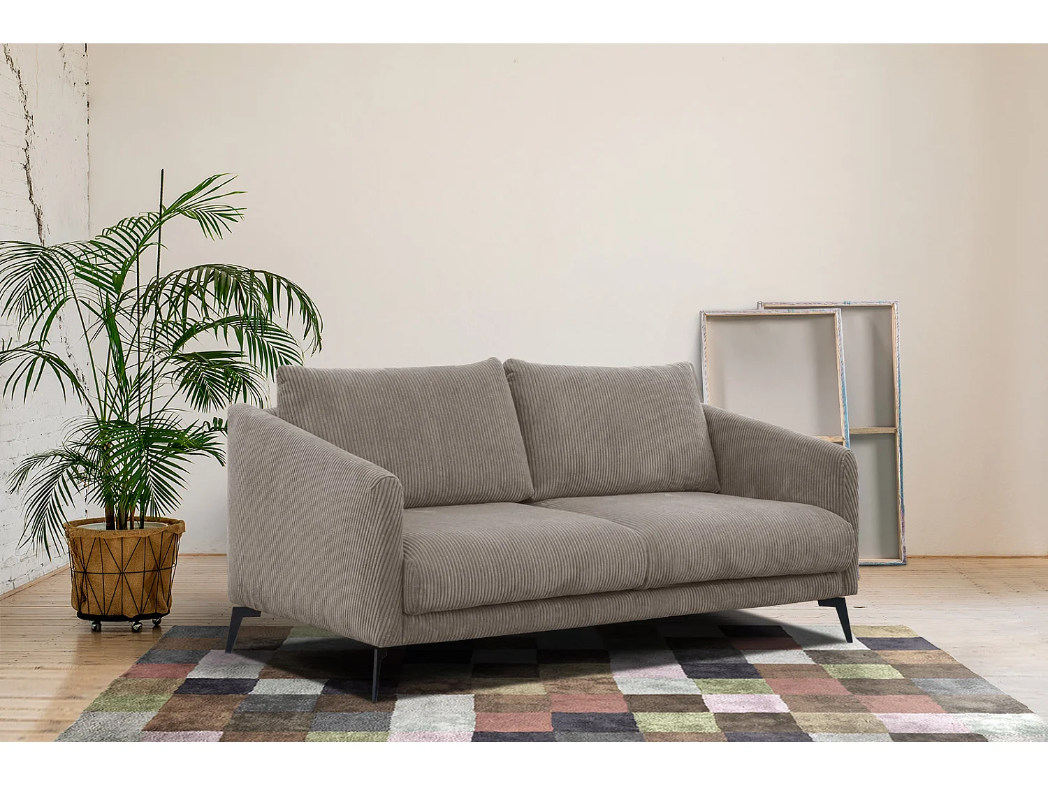 VILT Sofa 2,5-Sitzer, taupe