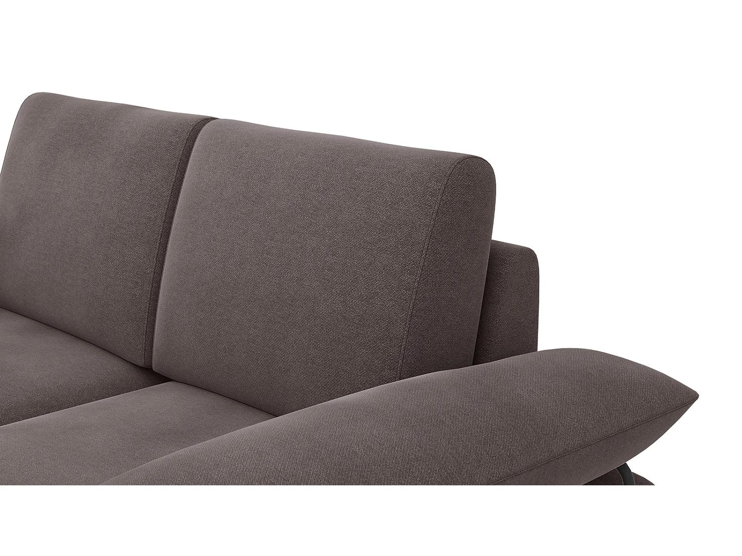LORI Sofa 2-Sitzer, graubraun
