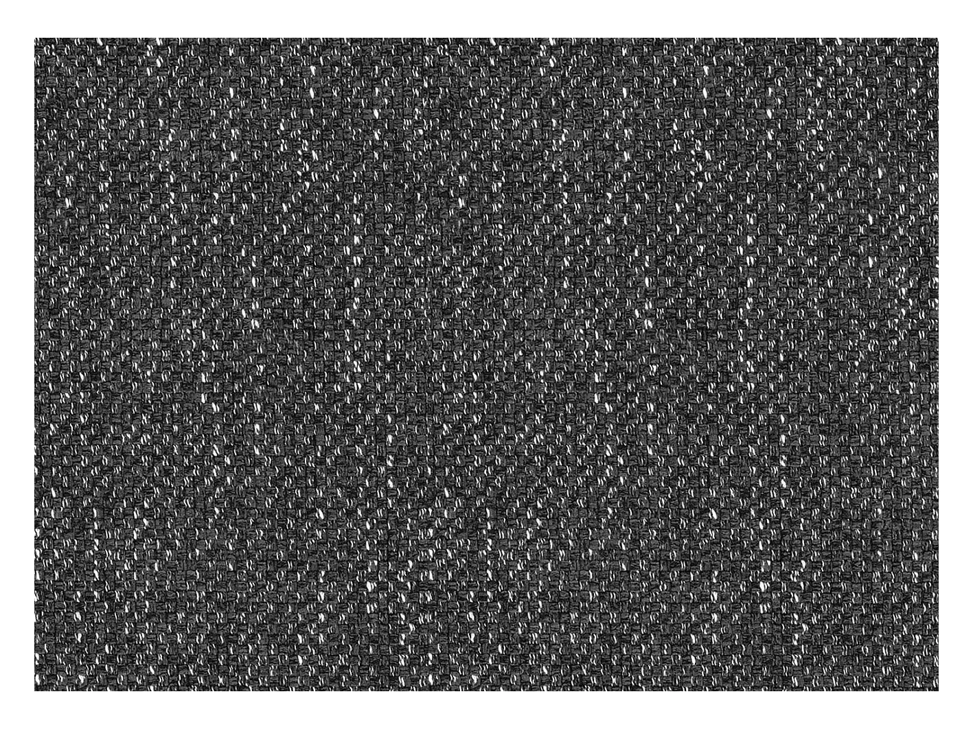 Canapé droit 3 places tissu noir  - MEDIOLANE