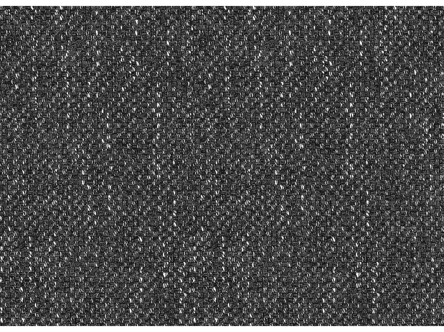 Canapé droit 3 places tissu noir  - MEDIOLANE