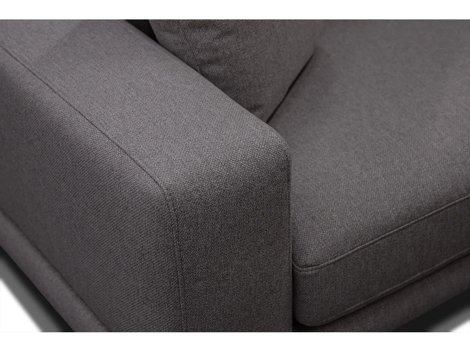 MEDIOLANE Sofa 2,5-Sitzer, schwarz