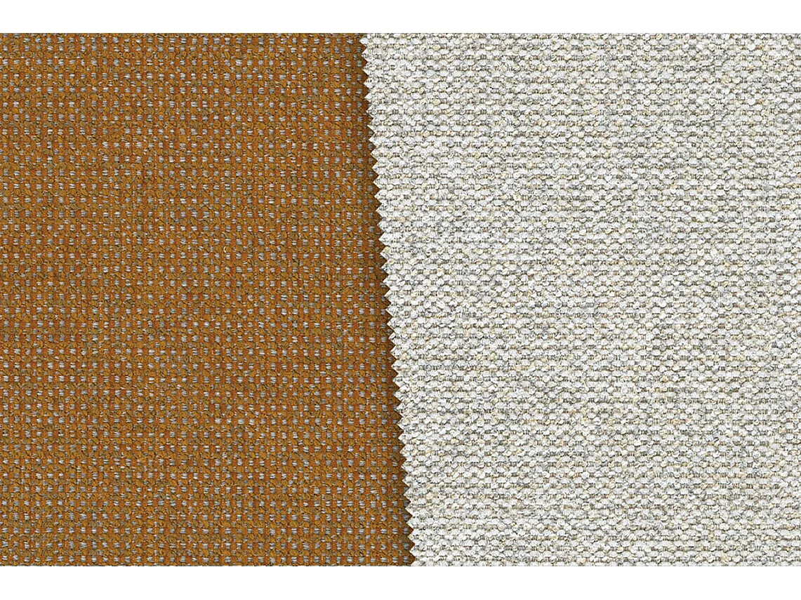 MEDIOLANE Ecksofa 5-Sitzer rechts, orange