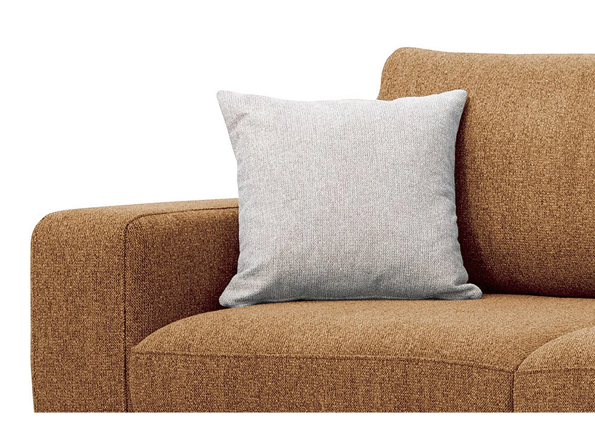 MEDIOLANE Ecksofa 5-Sitzer rechts, orange