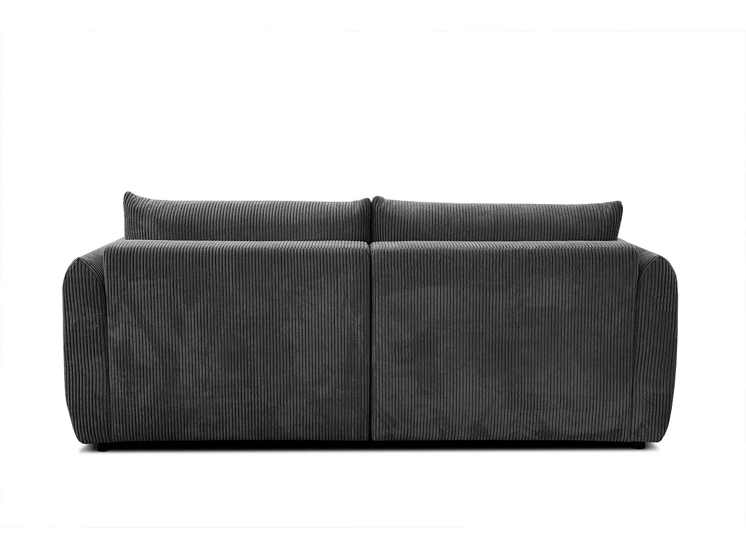TAUER Ecksofa 3-Sitzer rechts, dunkelgrau