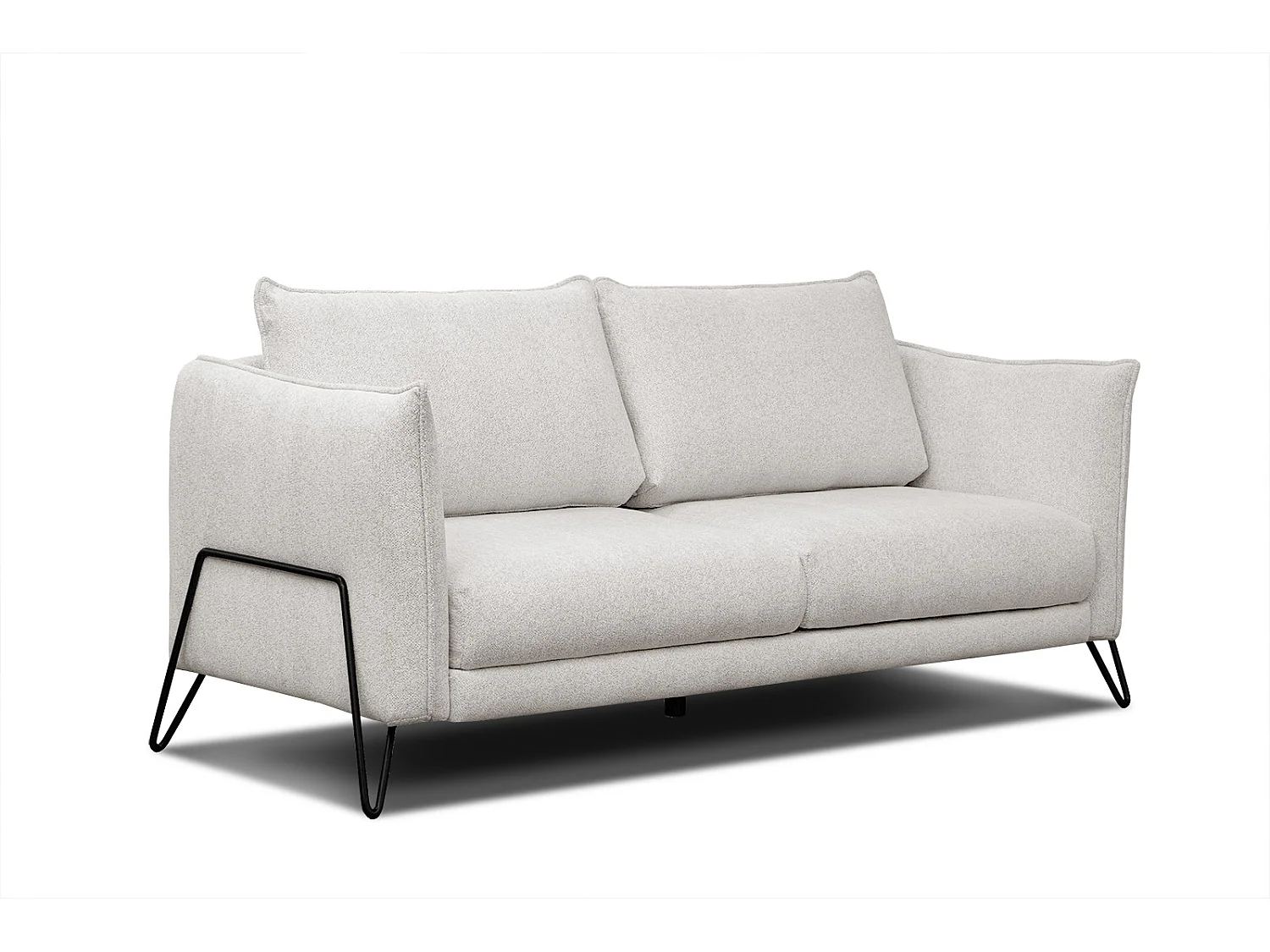 HOSTEN Sofa 2,5-Sitzer, perlweiß