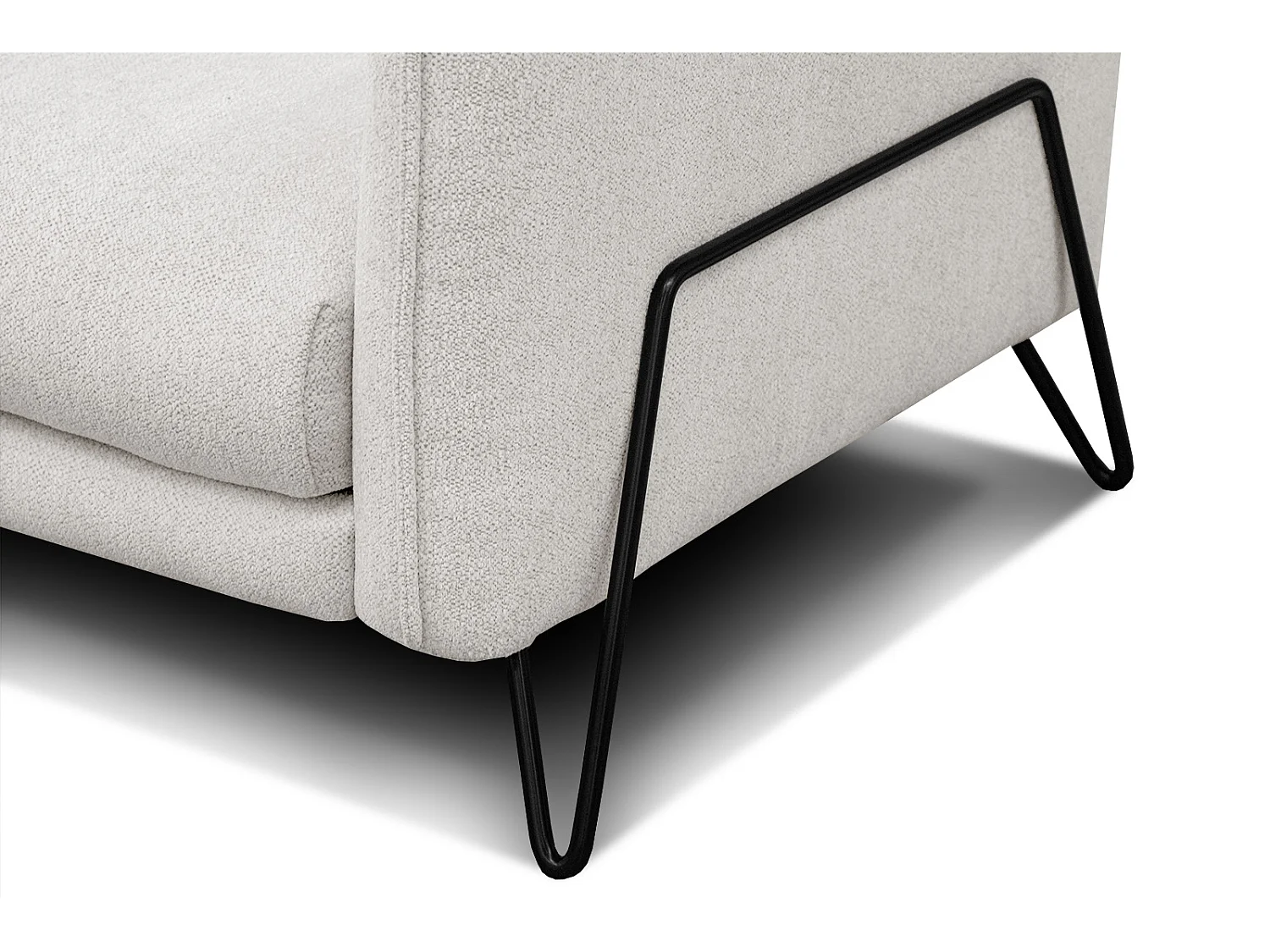 HOSTEN Sofa 2,5-Sitzer, perlweiß