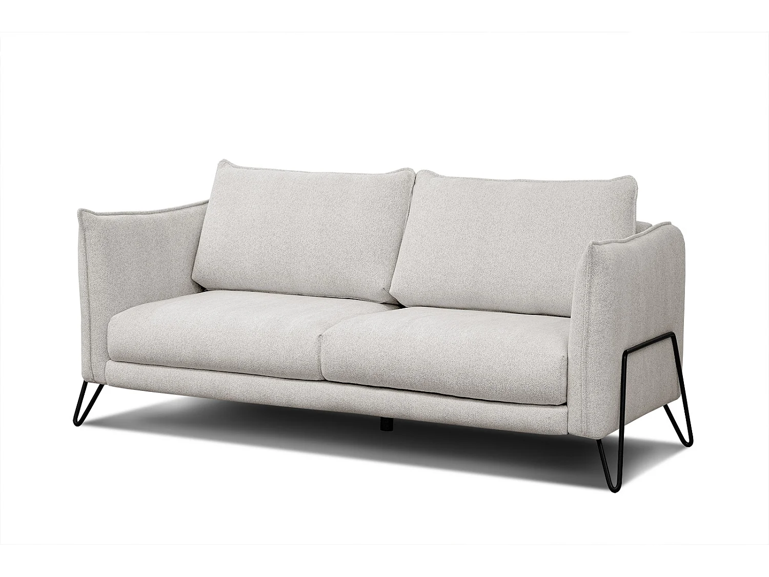 HOSTEN Sofa 2,5-Sitzer, perlweiß