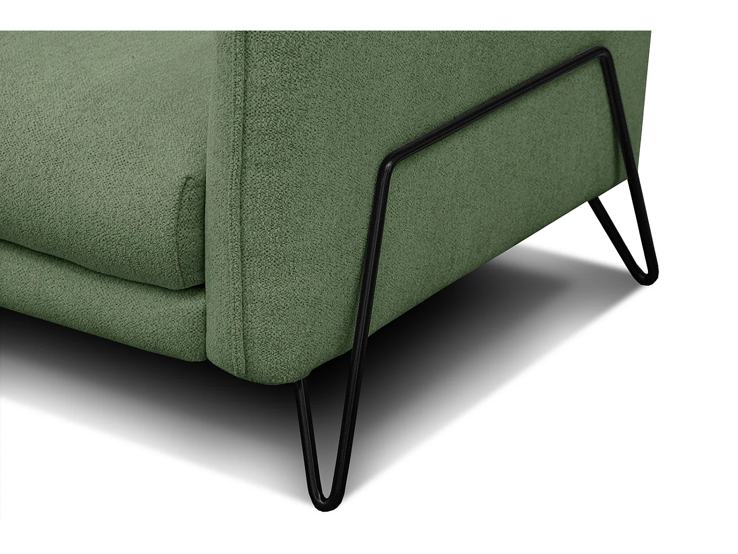 HOSTEN Sofa 2,5-Sitzer, dunkelgrün