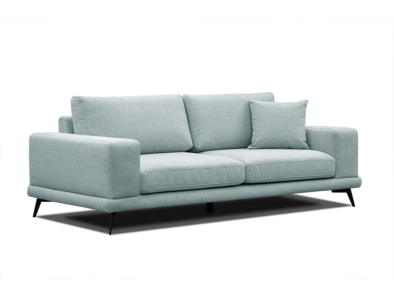 MEDIOLANE Sofa 3-Sitzer, minzegrün