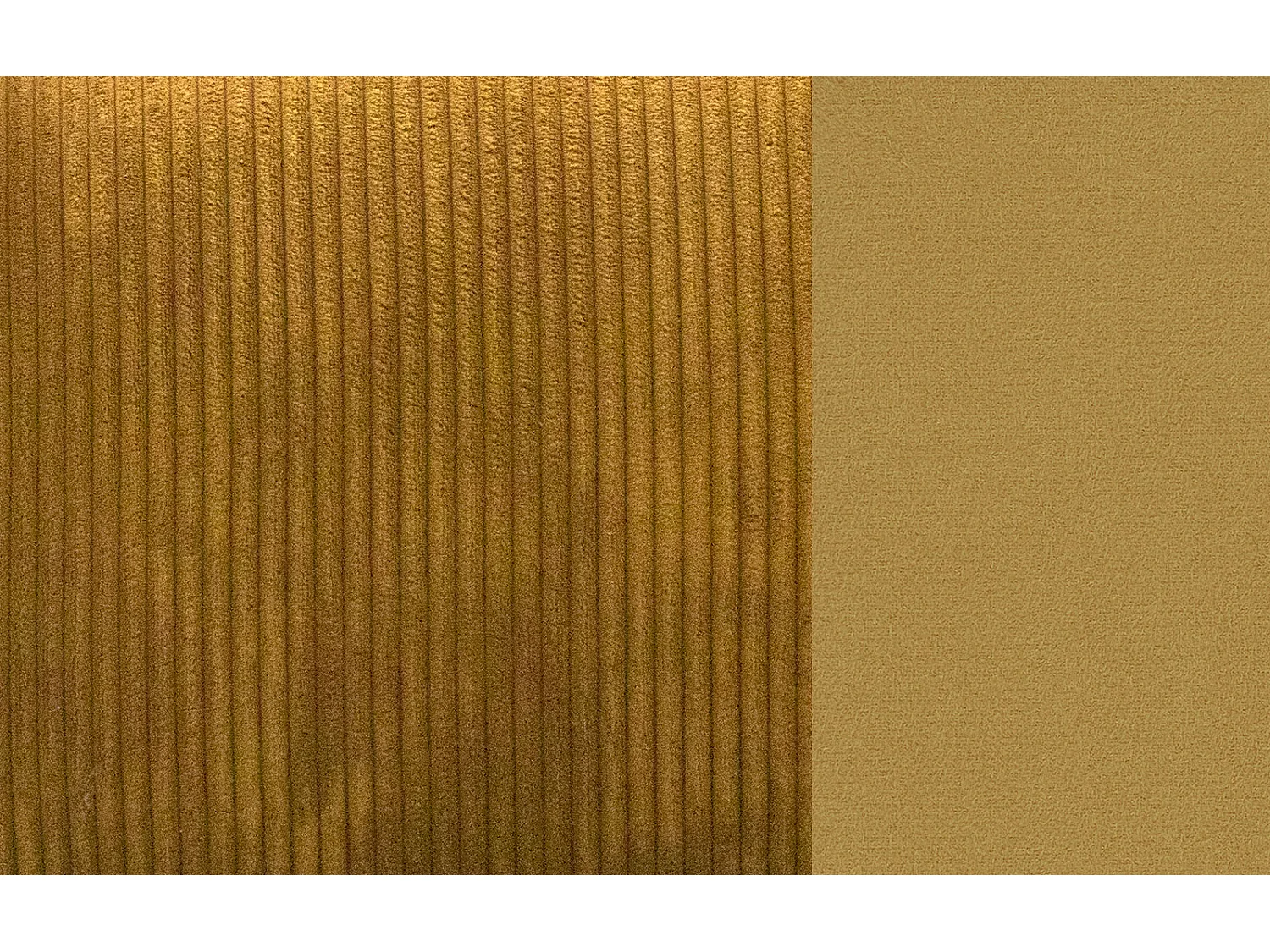 TAUER Ecksofa 3-Sitzer rechts, safran