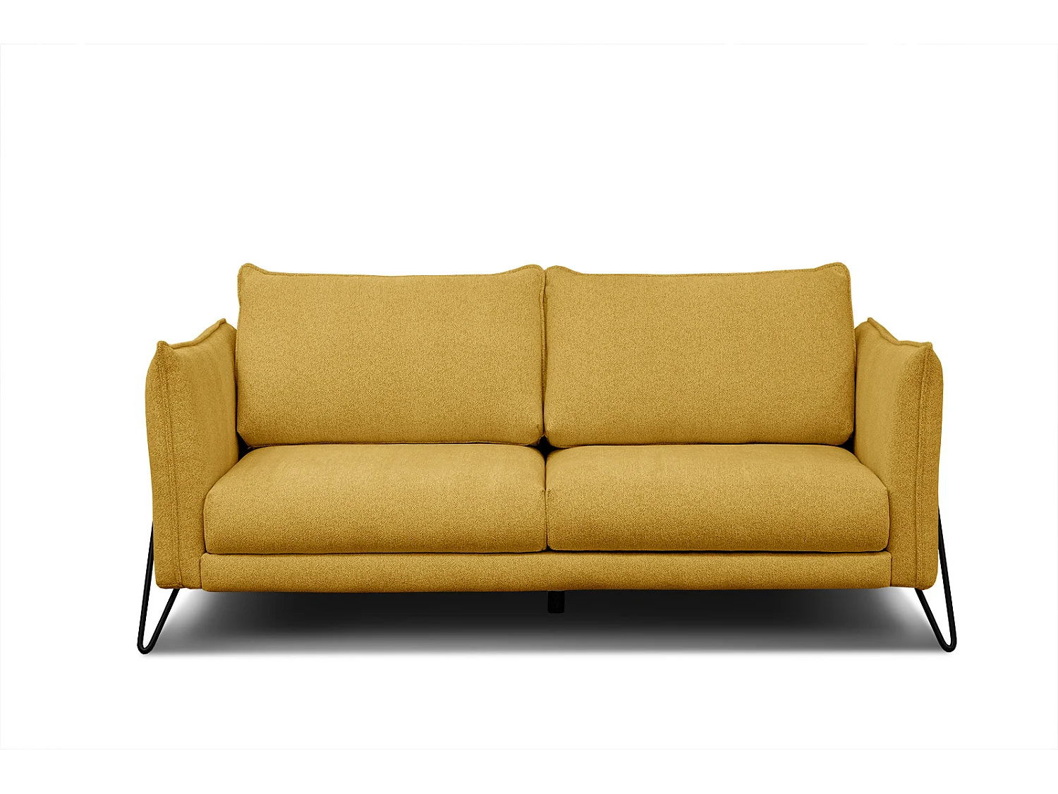 HOSTEN Sofa 2,5-Sitzer, senfgelb