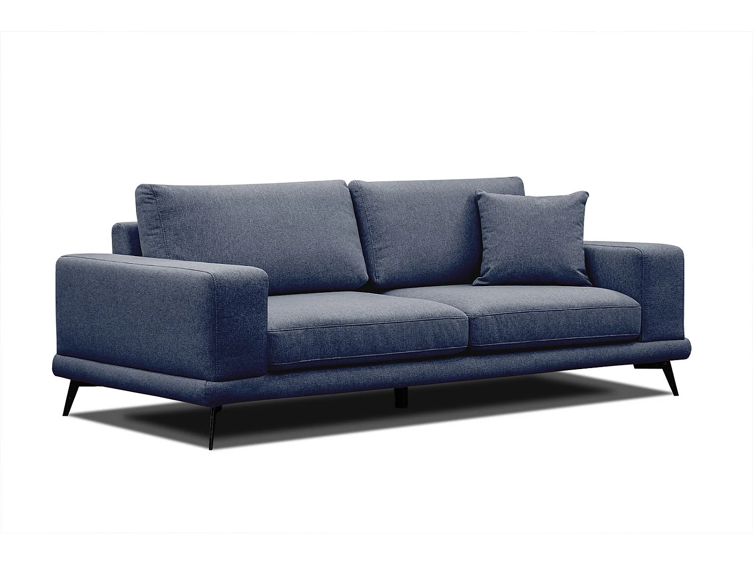 MEDIOLANE Sofa 3-Sitzer, marineblau