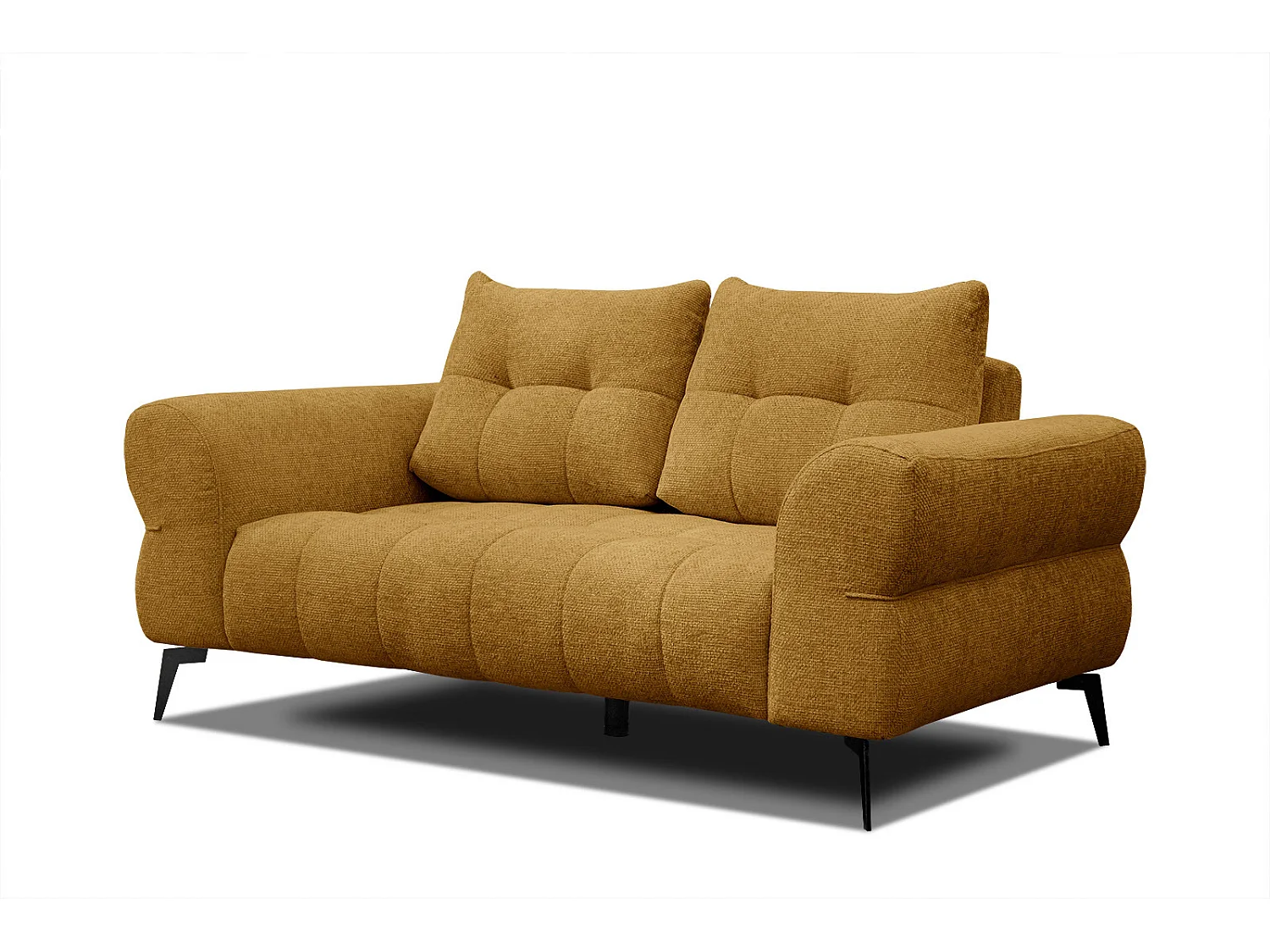 SALVINI Sofa 2-Sitzer, senfgelb