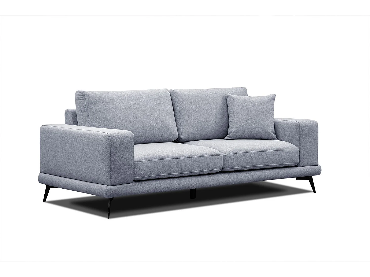 MEDIOLANE Sofa 2,5-Sitzer, hellblau
