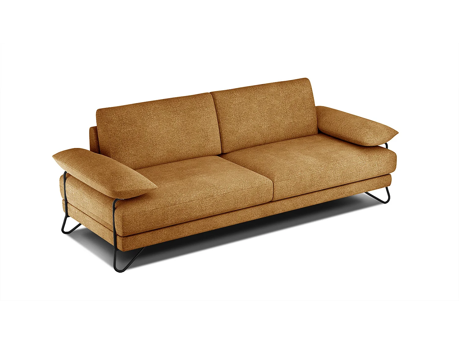 LORI Sofa 3-Sitzer, orange