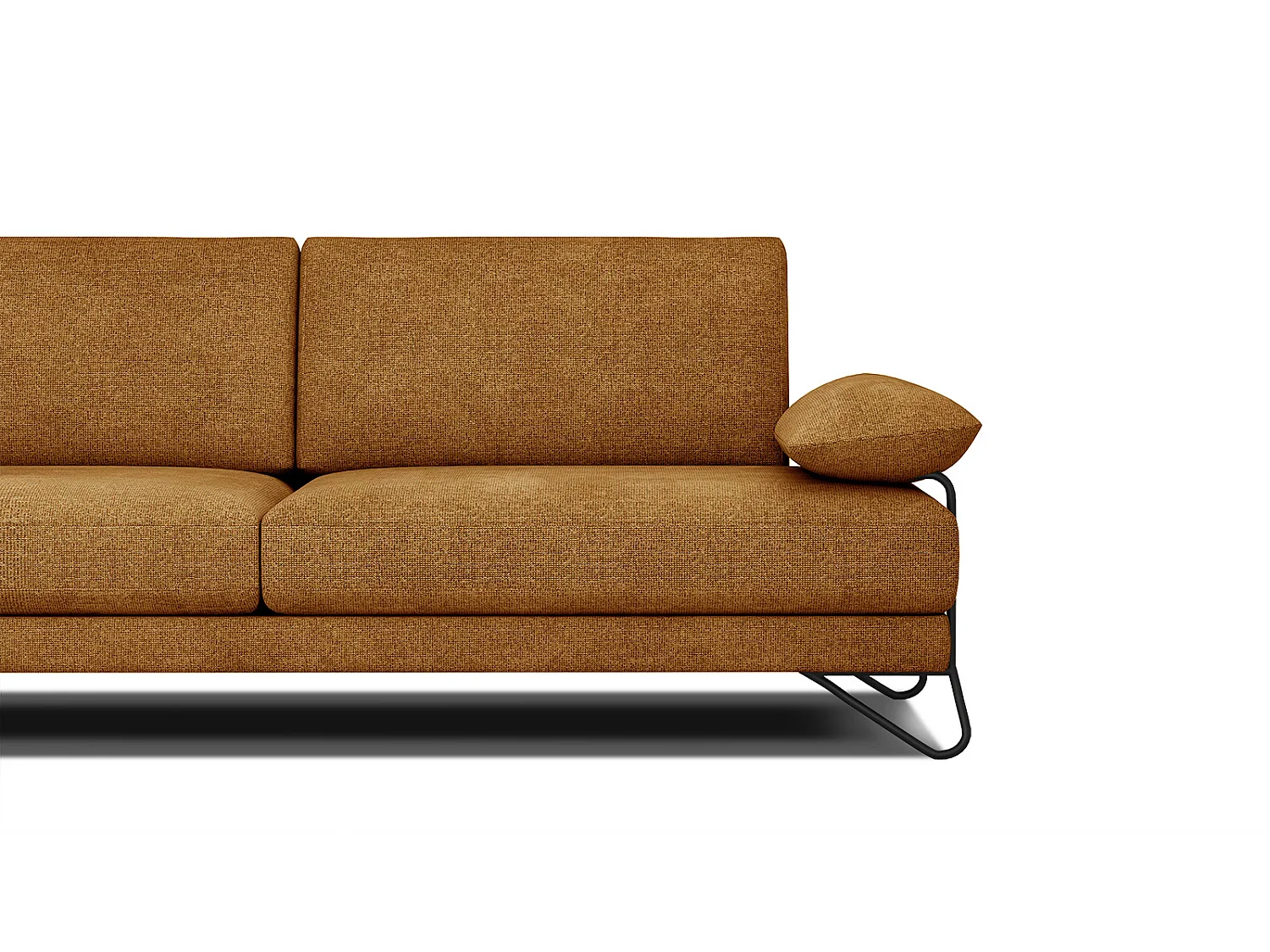 LORI Sofa 3-Sitzer, orange