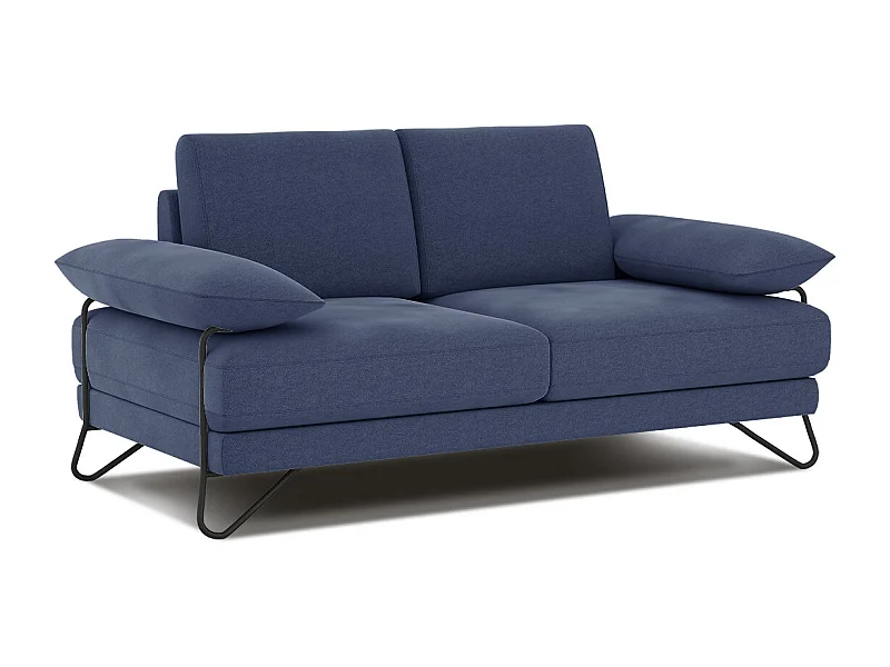 LORI Sofa 2-Sitzer, blau