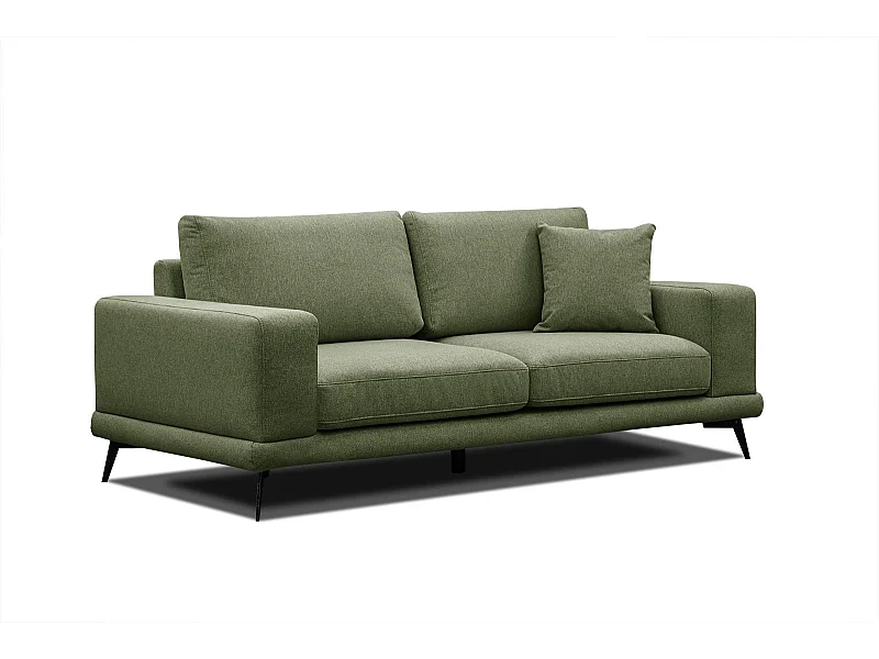 MEDIOLANE Sofa 2,5-Sitzer, olive