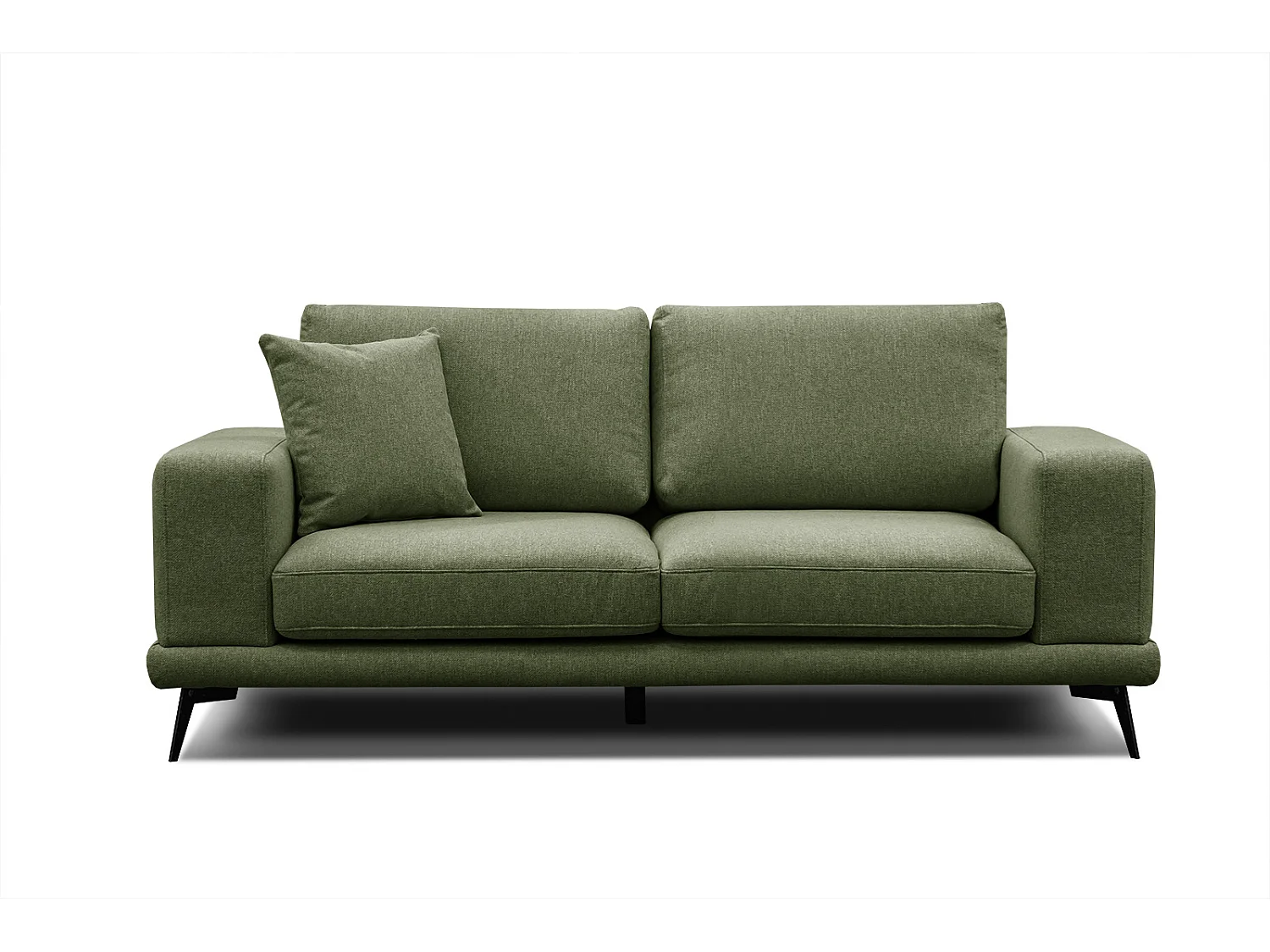 MEDIOLANE Sofa 2,5-Sitzer, olive