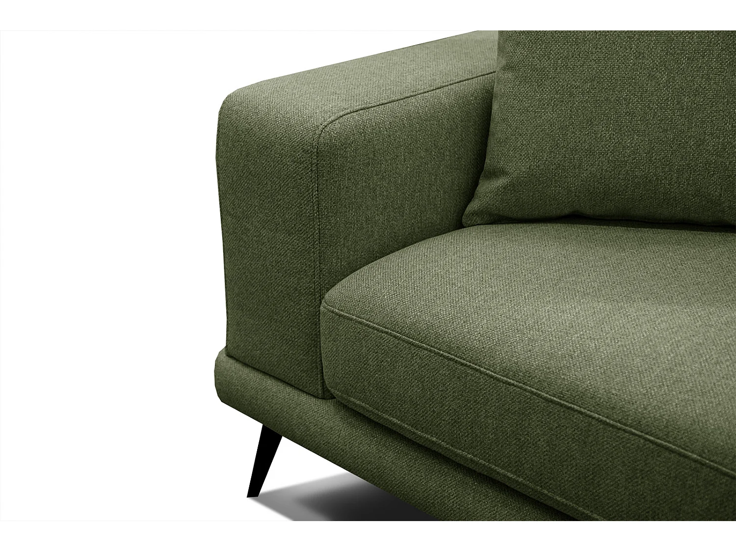 MEDIOLANE Sofa 2,5-Sitzer, olive