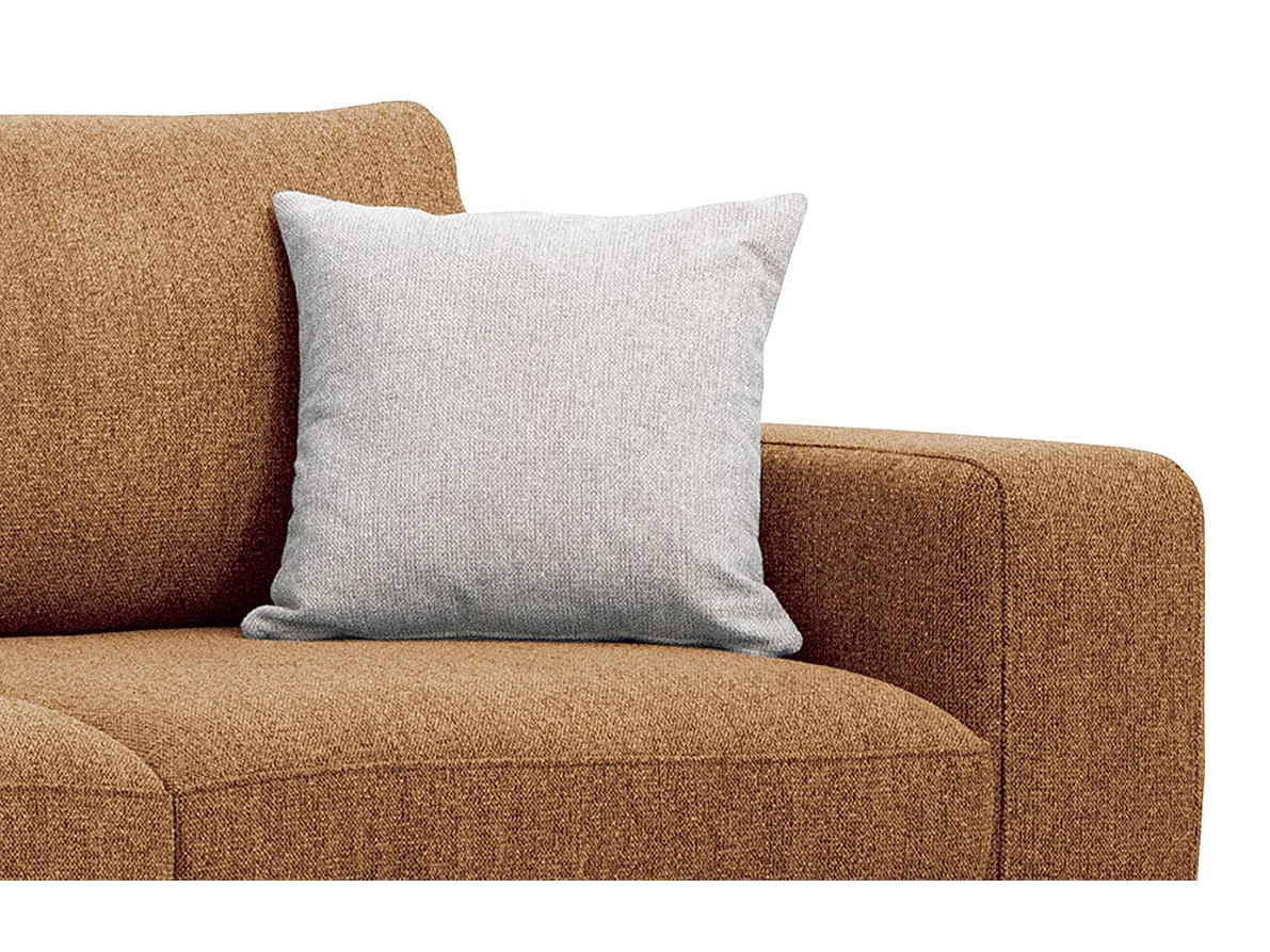 MEDIOLANE Ecksofa 5-Sitzer links, orange