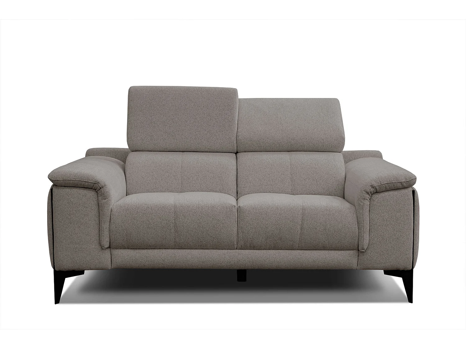 MATERA Sofa 2-Sitzer mit verstellbare Kopfstützen, taupe