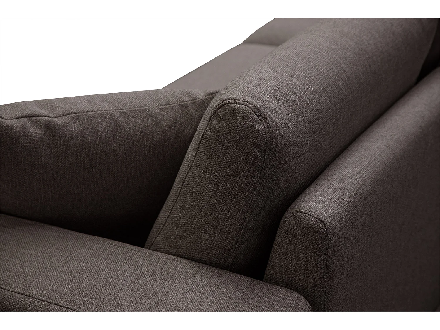 MEDIOLANE Sofa 3-Sitzer, dunkelbraun