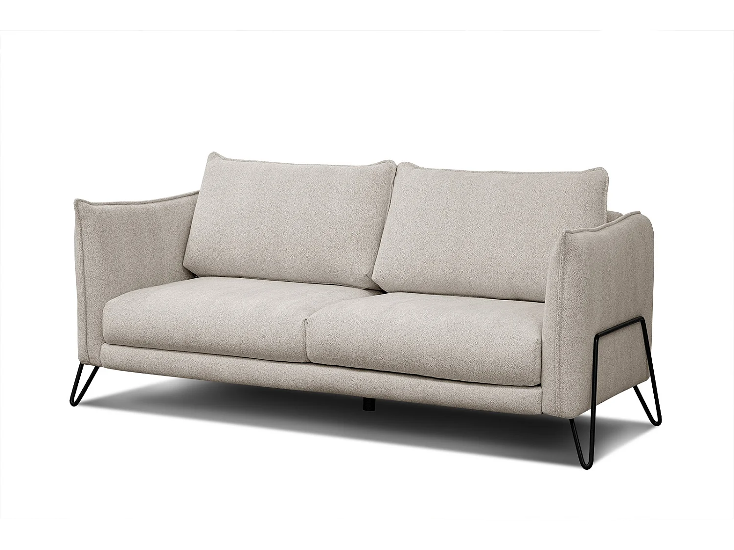 HOSTEN Sofa 2,5-Sitzer, ecru