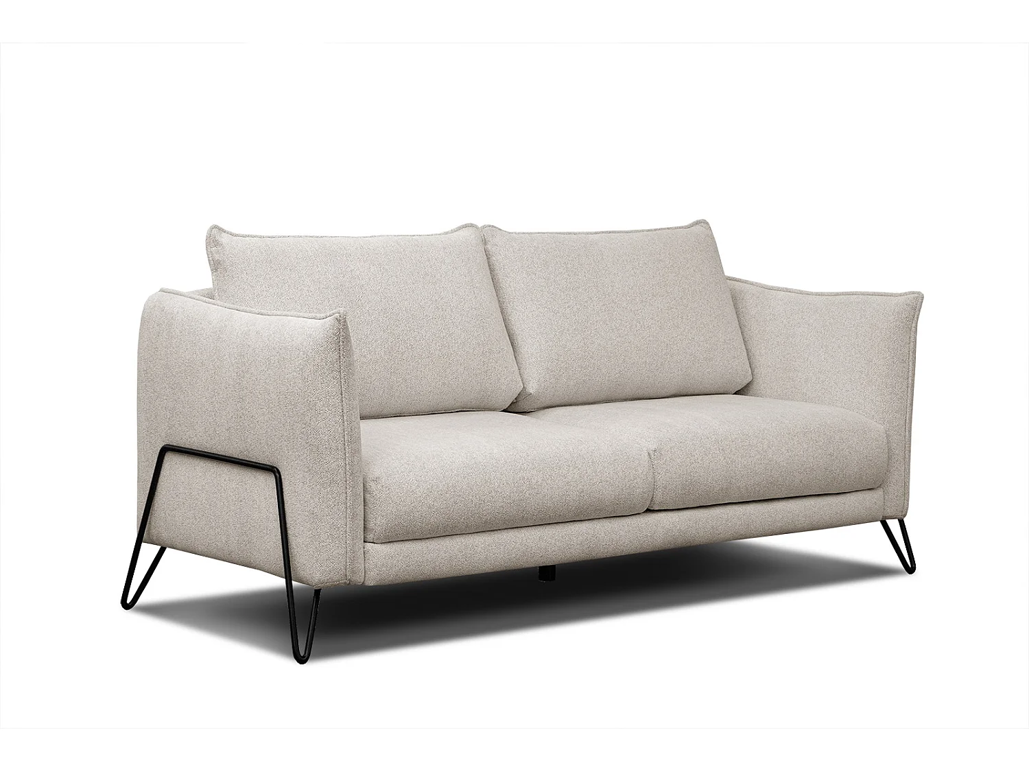 HOSTEN Sofa 2,5-Sitzer, ecru