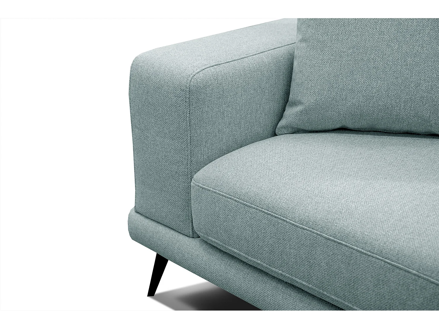 MEDIOLANE Sofa 2,5-Sitzer, minzegrün